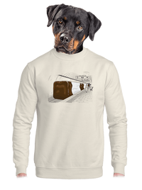 unisex mikina bez kapucne