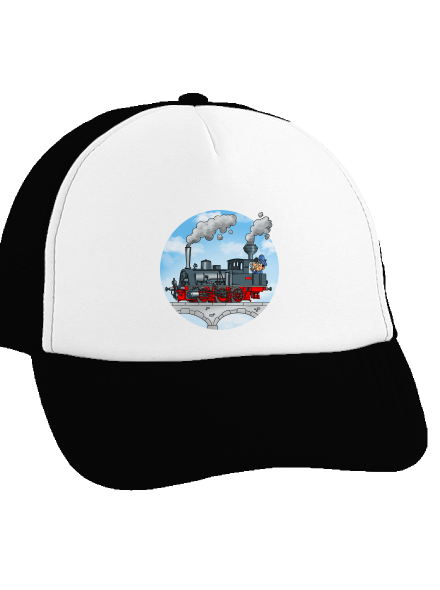 Dym z komína šiltovka truckerka Black cap