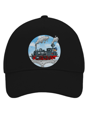Dym z komína šiltovka baseballka Black