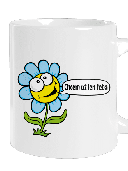 Chcem už len teba veľký hrnček White