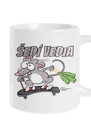 Šedí vedia - myšiak klasický hrnček White