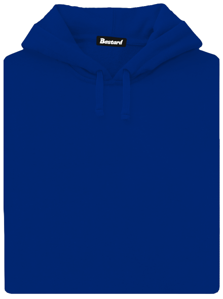 Bez potlače dámska mikina klokanka Royal Blue Mal