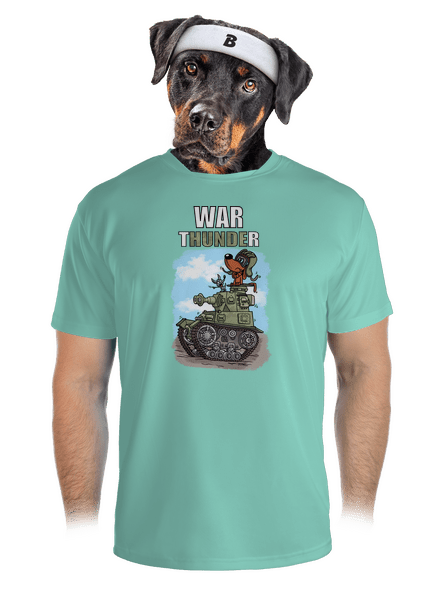 War Hunde pánske športové tričko Mint Mal