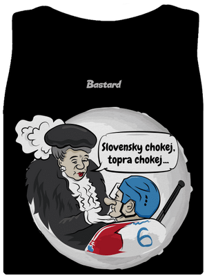 Slovenský hokej dámske tielko klasické Black