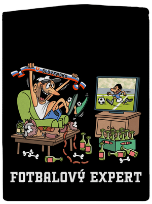 Futbalový expert dámska mikina na zips Black