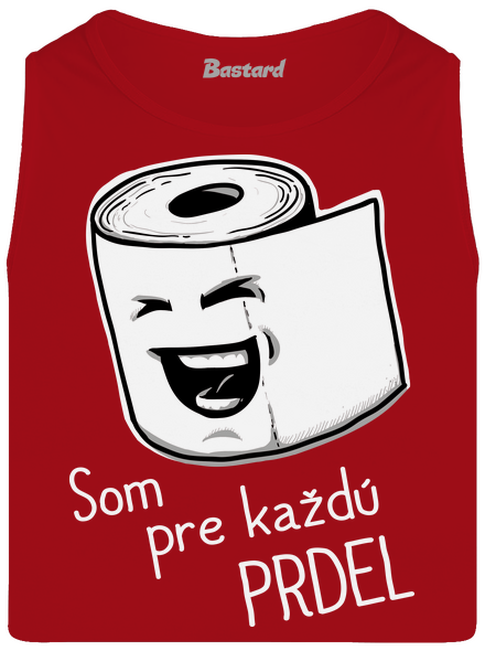 Prdel pánske tielko Red