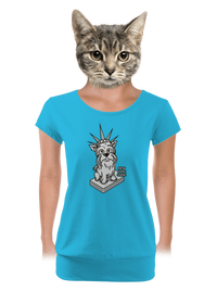 dámske tričko s lemom