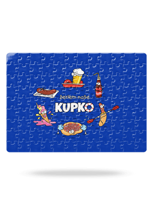 Slovenské kupko puzzle White