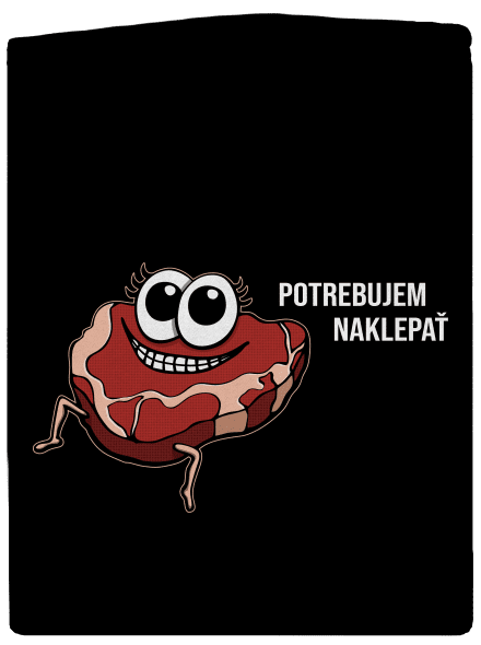 Chceš naklepať? dámska mikina na zips Black