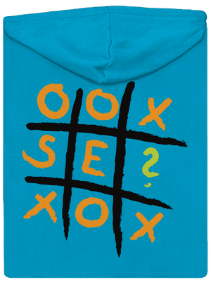 Piškvorky dámska mikina na zips Blue Atol