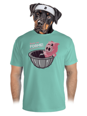 Vo forme pánske športové tričko Mint Mal