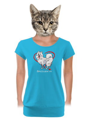 dámske tričko s lemom