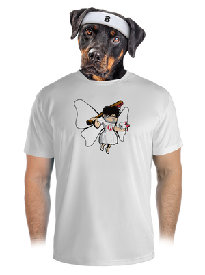 Zúbková víla pánske športové tričko White