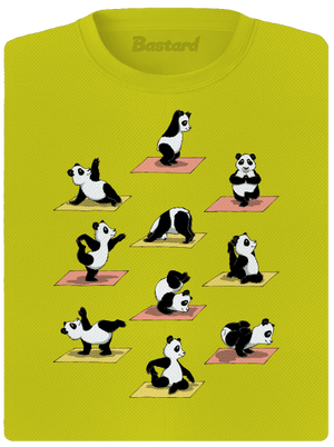 Pandia jóga dámske športové tričko Neon Yellow