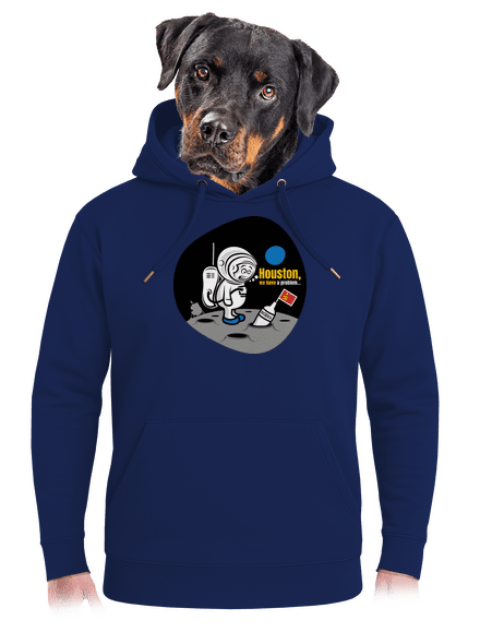 Máme problém unisex mikina premium Navy