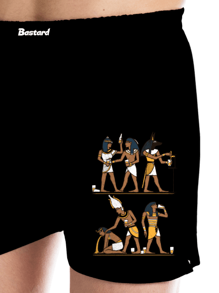 Egyptská párty pánske trenky Black