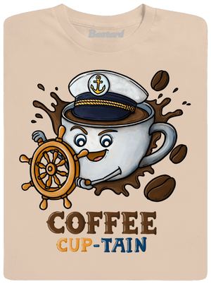 Coffee Cup-tain pánske tričko Sand