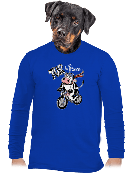 Tur de France pánske dlhý rukáv Royal Blue