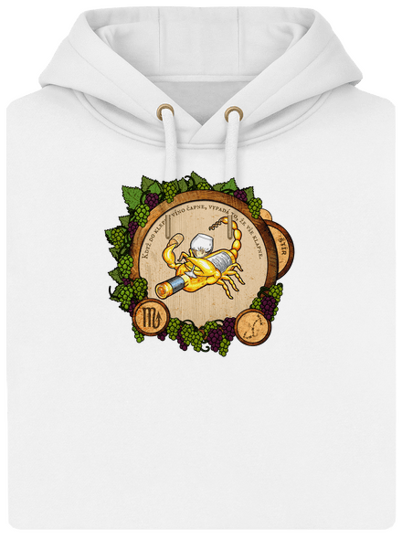 Vínny horoskop: Škorpión unisex mikina premium Snowwhite