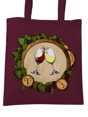 Vínny horoskop: Baran taška Burgundy