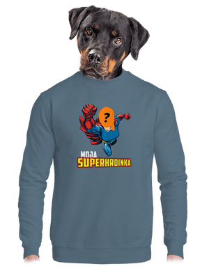 unisex mikina bez kapucne