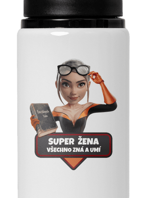 Super mama flaša na vodu White