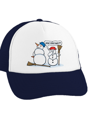 Kde mám nos? šiltovka truckerka French Navy cap