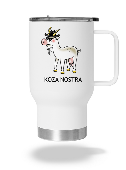 Koza nostra termohrnček White