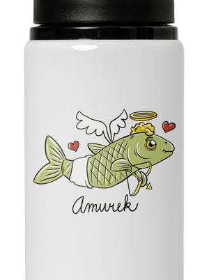 Amurek flaša na vodu White