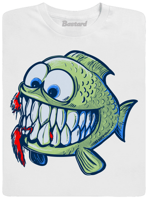 Hladná rybka pánske dlhý rukáv White