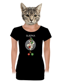 dámske tričko s lemom