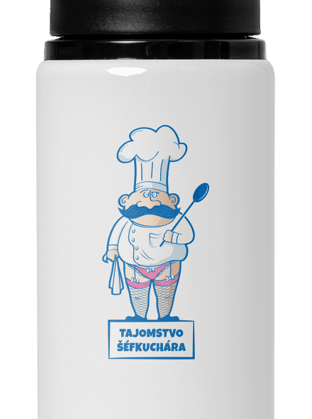 Tajomstvo šéfkuchára flaša na vodu White