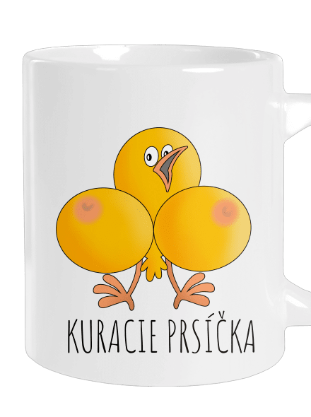 Kuracie prsíčka veľký hrnček White