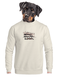 unisex mikina bez kapucne