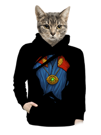 dámska mikina klokanka