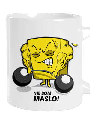 Nie som maslo veľký hrnček White
