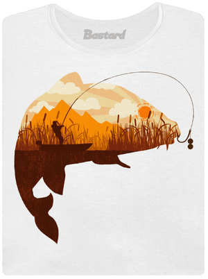 Kapitálny úlovok dámske tričko prémium White