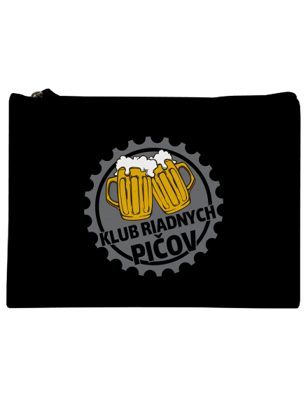 Klub riadnych pičov taštička Black