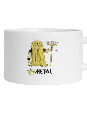 Metalista hrnček makronka White