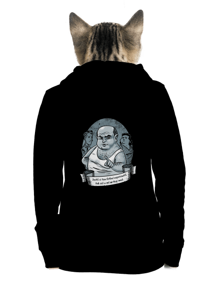B14: Ecce Homo Homolka dámska mikina na zips Black