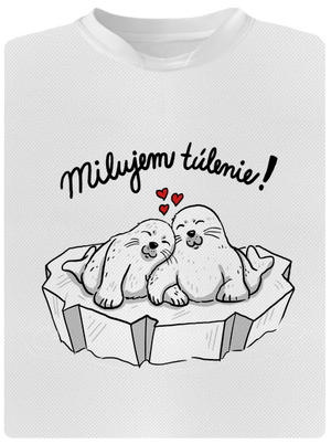 Milujem túlenie detské športové tričko White