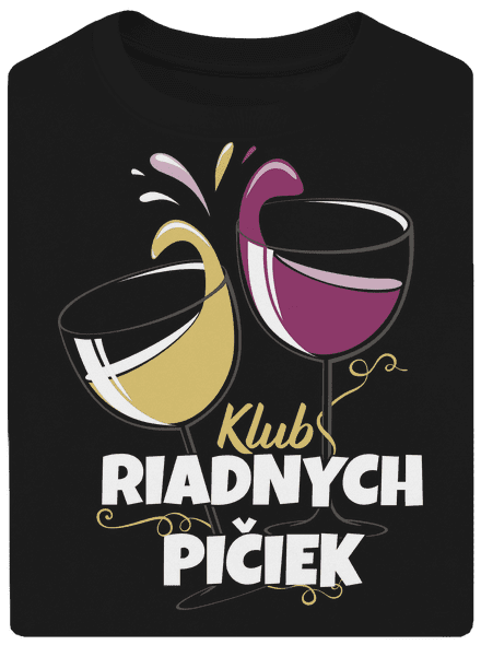 Klub riadnych pičiek unisex tričko oversized Black