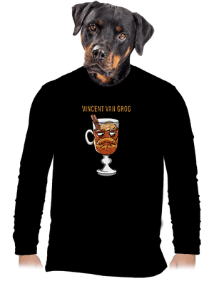 Vincent van Grog pánske dlhý rukáv Black
