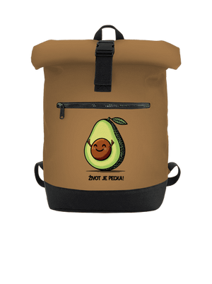 Život je pecka batoh Caramel