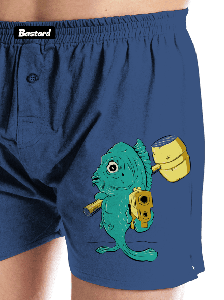 Posledná štedrovečerná pánske trenky Blue