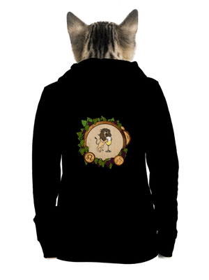 Vínny horoskop: Lev dámska mikina na zips Black