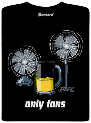 Only fans pánske dlhý rukáv Black