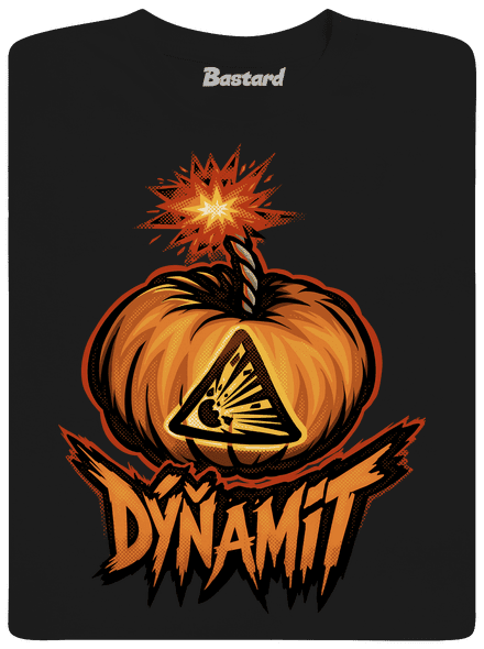 Dýňamit pánske tričko Black