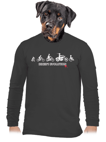 Biker’s Evolution pánske dlhý rukáv Dark Grey