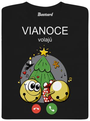 Vianoce volajú detské tričko Black